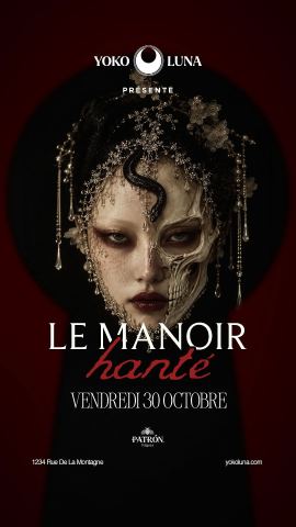 Poster: Le Manoir Hanté - 1234 Yoko Luna