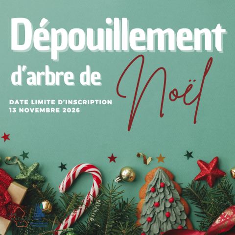 Poster: Dépouillement d'arbre de Noël