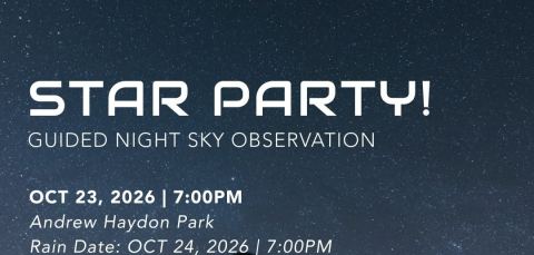 Poster: Natural Night Festival - Andrew Haydon Park, Andrew Haydon Park, Friday, October 23
