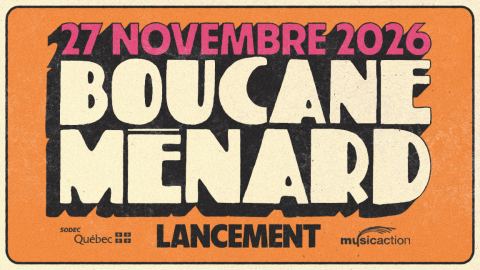 Poster: Boucane Ménard - lancement EP