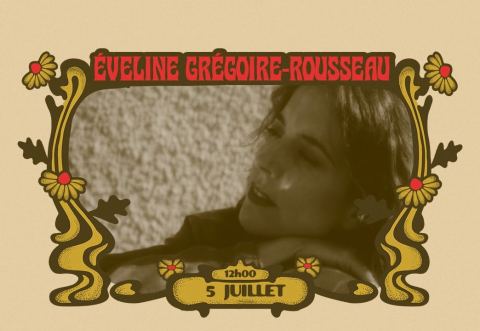 Poster: Éveline @Petite-Vallée, Pont Galipeault de Grande-Vallée (rue du Vieux-Pont), Saturday, July 5