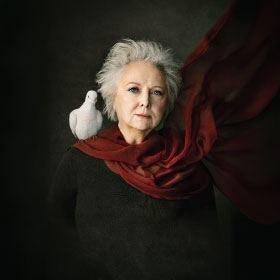 Poster: Francine Ruel — La colombe, le pigeon et moi, Théâtre du cuivre, Friday, April 9