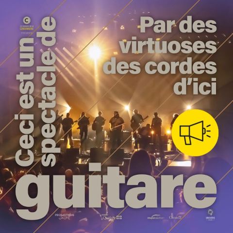 Poster: Ceci est un spectacle de guitare | Terrebonne