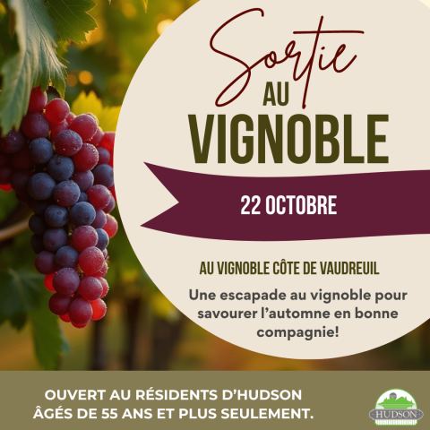 Poster: Sortie vignoble