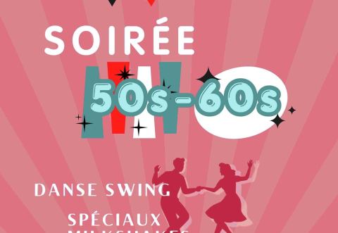 Poster: Soirée Années 50 et 60 au Vintage 5080 !, Le Vintage 5080, Friday, May 22