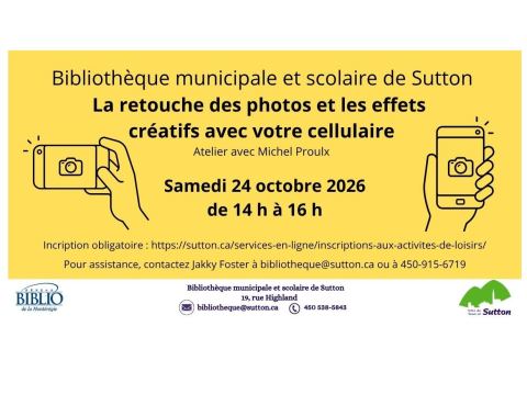 Poster: La retouche des photos