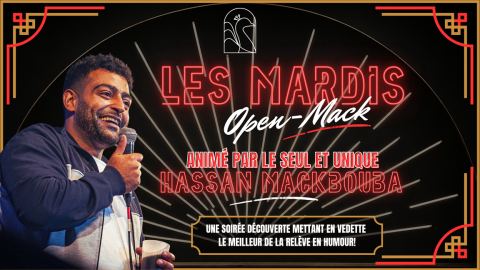 Poster: Mardi Open-Mack, Le Baratineur, Tuesday, October 27