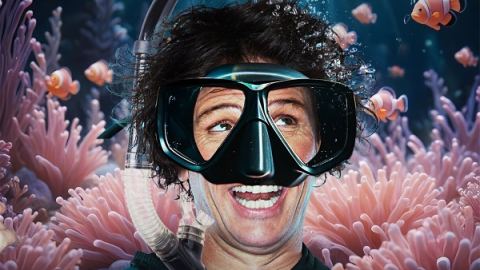 Poster: Entre mer et monde — Atlas Géocircus, Théâtre du cuivre, Wednesday, March 3