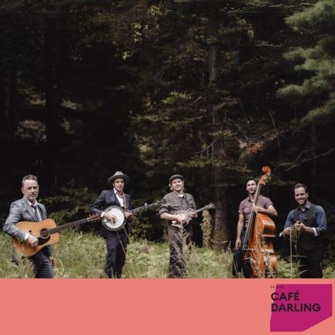 Poster: Big O' String Band – Waiting on a train, Espace Théâtre Muni-Spec, Wednesday, March 10