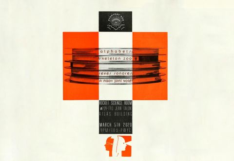 Poster: ⌾Alphabets ⌾Skeleton Zoo ⌾Rêves Sonores ⌾N NAO+Joni Void