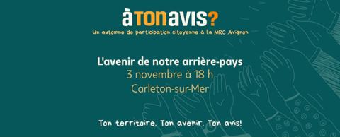 Poster: L’avenir de notre arrière-pays
