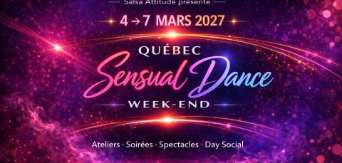 Poster: Québec Sensual Dance Week-end - 9e Édition | 2027