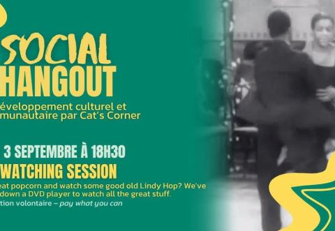 Poster: Social Hangout #44: clip watching session, Cat’s Corner, Thursday, September 3