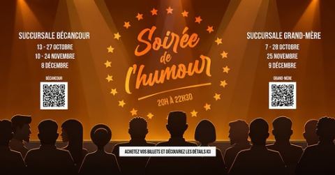 Poster: Soirée de l'humour avec Maude Dessureault