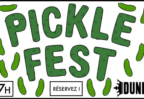 Poster: KARAOKÉ DU PICKLE FEST!, Brasserie Dunham, Friday, April 17