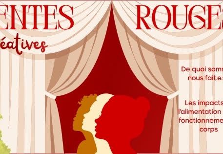 Poster: Tentes rouges créatives - Marché public de l'Est