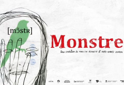 Poster: Monstres [mɔ̃stʀ] - Théâtre du Bic