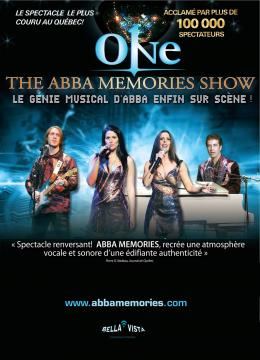 Poster: THE ABBA MEMORIES SHOW, Salle Jean-Marc-Dion, Friday, October 30