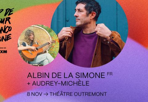 Poster: ALBIN DE LA SIMONE + Audrey-Michèle | CCF25