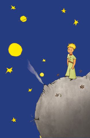 Poster: Le Petit Prince d'Antoine de Saint-Exupéry
