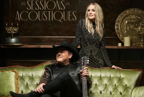 Poster: Maxime Landry et Annie Blanchard — Jolene and The Gambler – Sessions Acoustiques