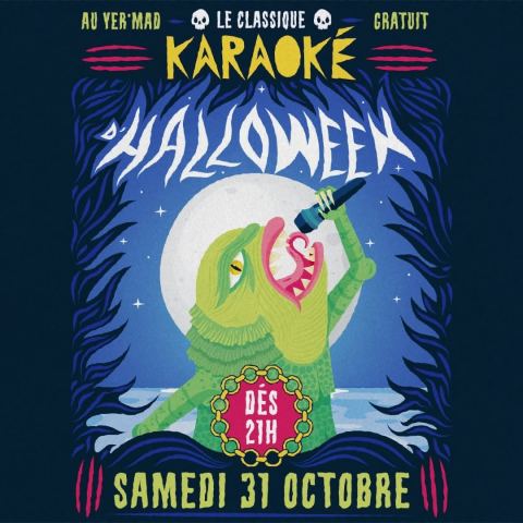 Poster: Halloween Karaoke Party!