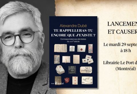 Poster: Te rappelleras-tu encore que j'existe ? // Lancement (MTL), Librairie Le port de tête, Tuesday, September 29