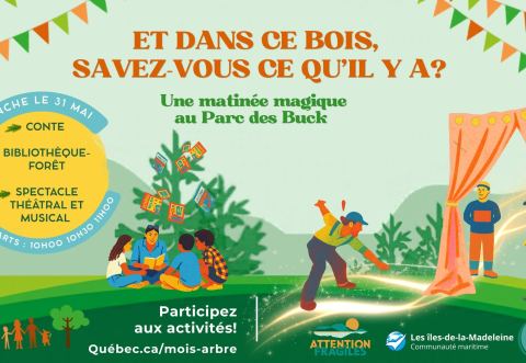 Poster: Et dans ce bois, savez-vous ce qu’il y a?, Parc des Bucks, Sunday, May 31