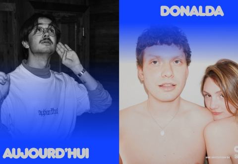 Poster: Aujourd'hui + Donalda, L'Escogriffe (L'Esco), Thursday, November 12
