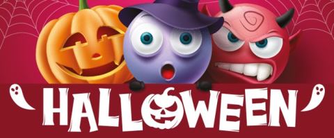 Poster: En octobre viens lire, t’amuser et bricoler sur le thème de l’Halloween!