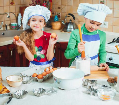 Poster: Atelier "J'explore en cuisine" pour les 0-8 ans