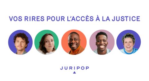 Poster: Vos rires pour l’accès à la justice