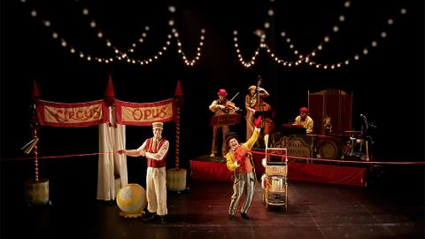 Poster: Circus Opus (L'Aubergine et Les P'tits Mélomanes du Dimanche), Théâtre de la Ville, Sunday, March 7