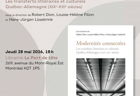 Poster: Lancement du livre Modernités connectées, Librairie Le port de tête, Thursday, May 28