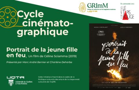 Poster: Cycle cinématographique du GRImM – Portrait de la jeune fille en feu (2019) de Céline Sciamma
