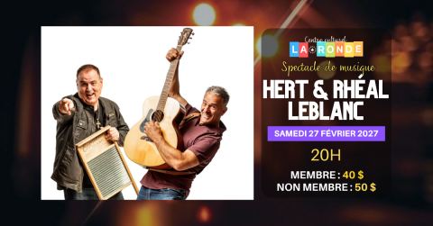 Poster: Hert & Rhéal Leblanc