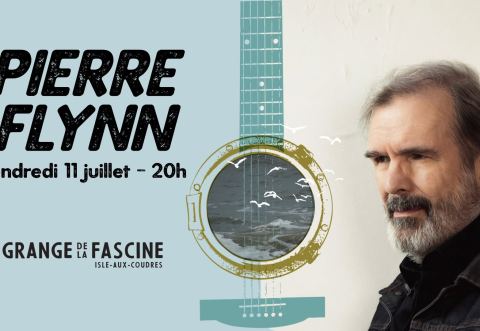Poster: Pierre Flynn, Auberge La Fascine, bistro culturel, Friday, July 11