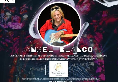 Poster: Angel Blanco, Café culturel de la Pointe, Saturday, October 11