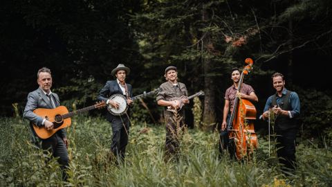 Poster: The Big O String Band - Waiting On a Train