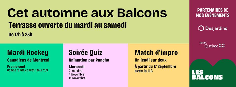 Photo de Les Balcons - Auberge & Bistro culturel