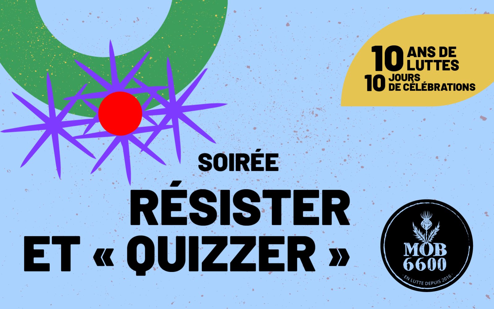 Affiche : Résister et Quizzer