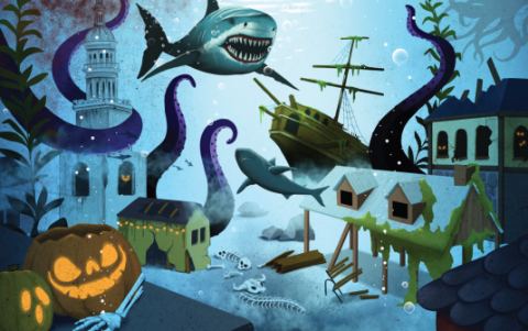Poster: Grande fête de l'Halloween