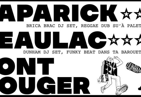 Poster: PAPARICK ET BEAULAC TE FONT BOUGER AU BEERGARDEN!