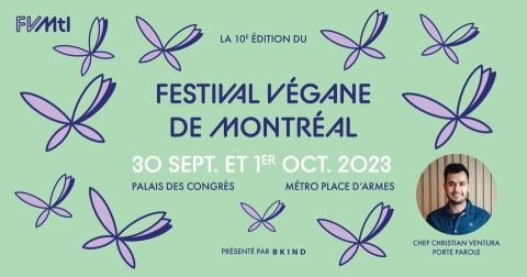 Poster: Festival végane de Montréal 2023