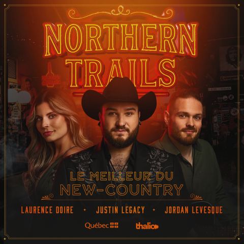 Poster: NORTHERN TRAILS, Salle Alphonse-Desjardins (Cégep Beauce-Appalaches), Saturday, March 6
