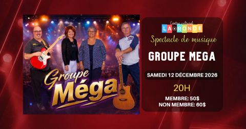 Poster: Groupe Mega : Noël du Bel Âge