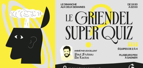 Poster: Griendel Super Quiz
