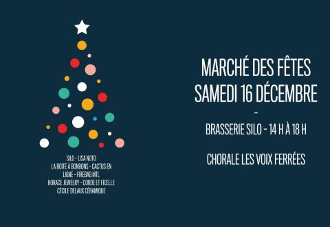 Poster: Marché des fêtes au Silo