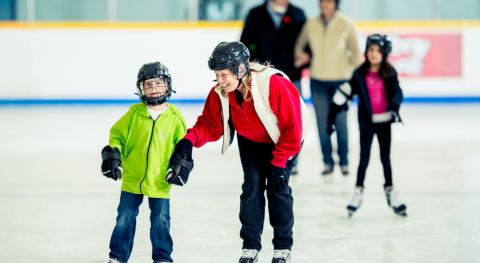 Poster: Patinage parents-enfants
