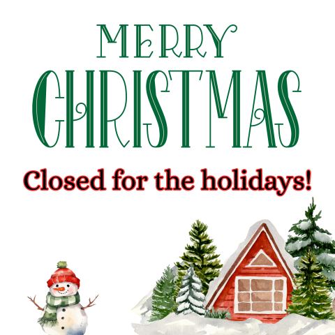 Poster: CLOSED - Merry Christmas!